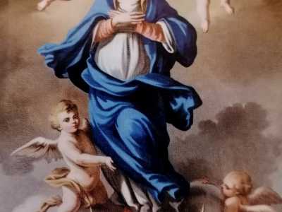 Le sue prime opere le troviamo nella chiesa di Sant�Erasmo di Santeramo in Colle e rappresentano l�Immacolata Concezione...